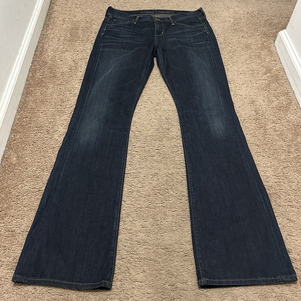 Citizens Of Humanity Dita Petite Bootcut Jeans Size 29 Dark Wash